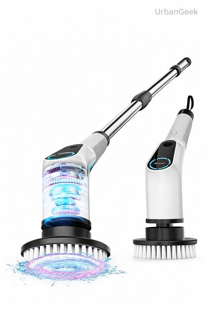 Electric Spin Scrubber – 400RPM Powerful Cleaning Brush For Bathroom, Tiles, Glass & Kitchen