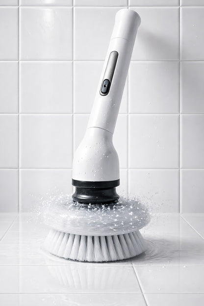 Electric Spin Scrubber – 400RPM Powerful Cleaning Brush For Bathroom, Tiles, Glass & Kitchen