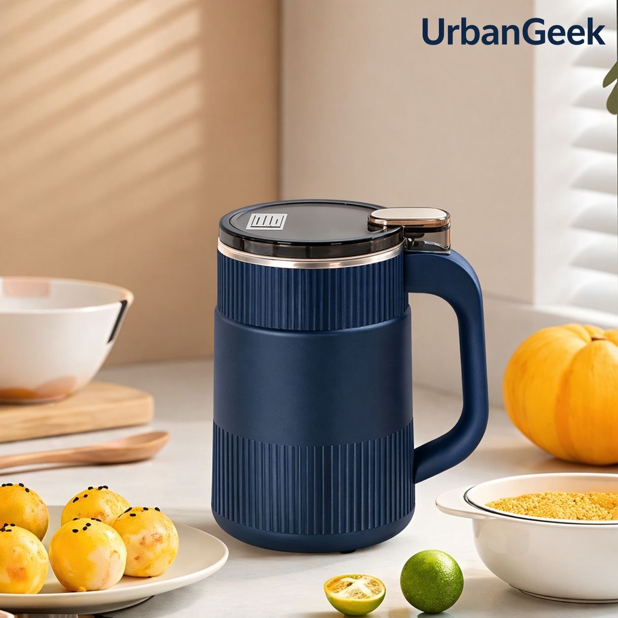 Portable 4-Blade Mini Grinder & Blender for Home & Office